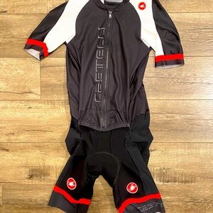 Castelli Rosso Corsa skin suit